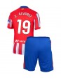 Atletico Madrid Julian Alvarez #19 Dječji Domaci Dres kompleti 2024-25 Kratak Rukavima (+ kratke hlače)